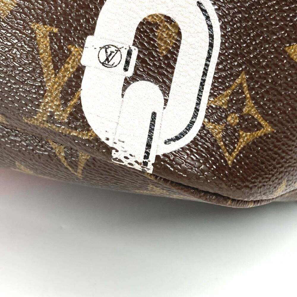 LOUIS VUITTON Brown Monogram Canvas Neverfull MM Shoulder Bag - Picture 11 of 16